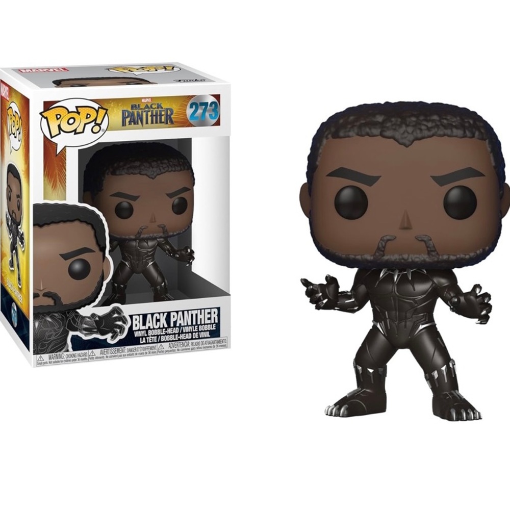 Funko POP! Marvel: Black Panther Movie - Black Panther Collectible Figure